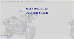 Desktop Screenshot of carlo-klein.de